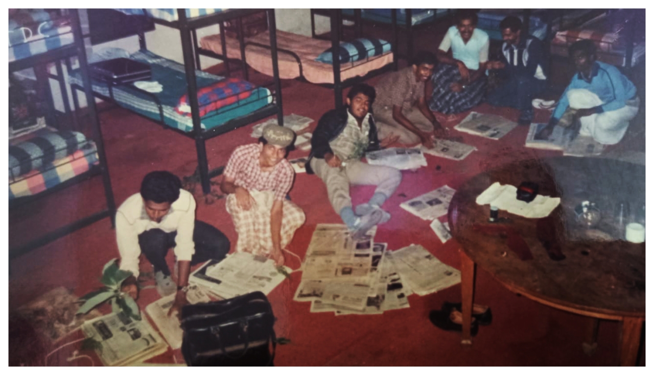 M. Sc. Botany 1987-1989 batch field exploration in South India